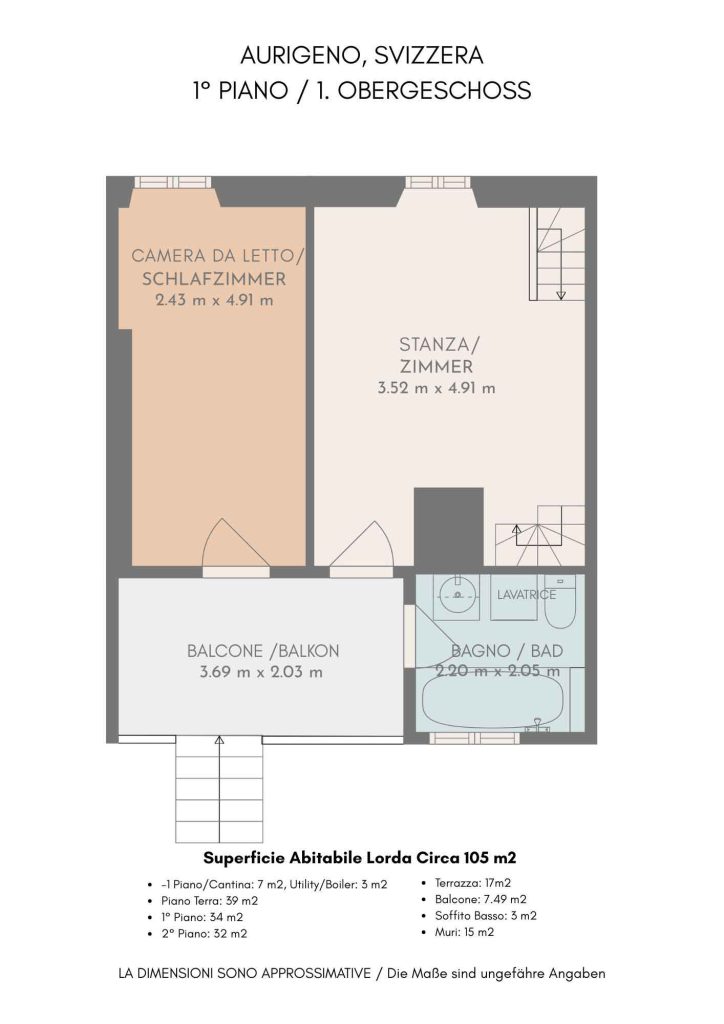 Floor Plan Planimetria Glenda Vanetti Foto Locarno